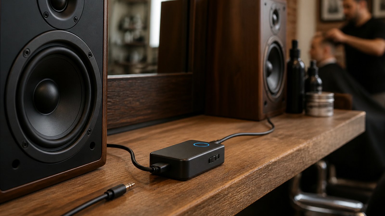 Barbershop Aux Bluetooth Receiver Guide