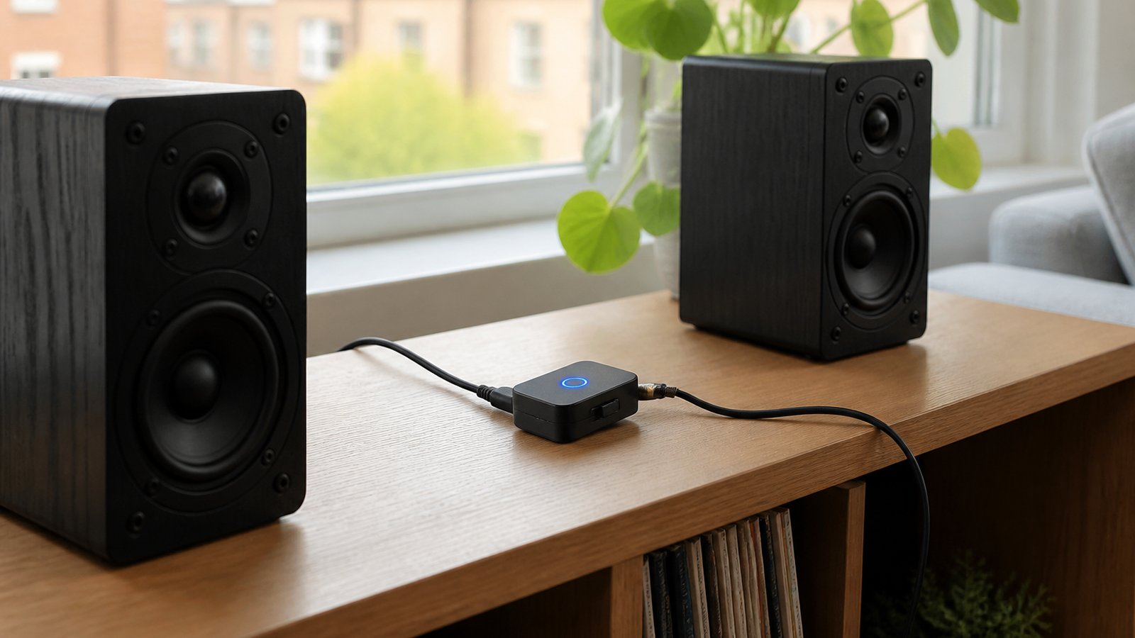 Bluetooth Receiver For Aux Speakers Under 25 Setup